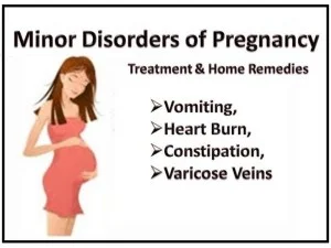 MINOR DISORDERS IN PREGNANCY